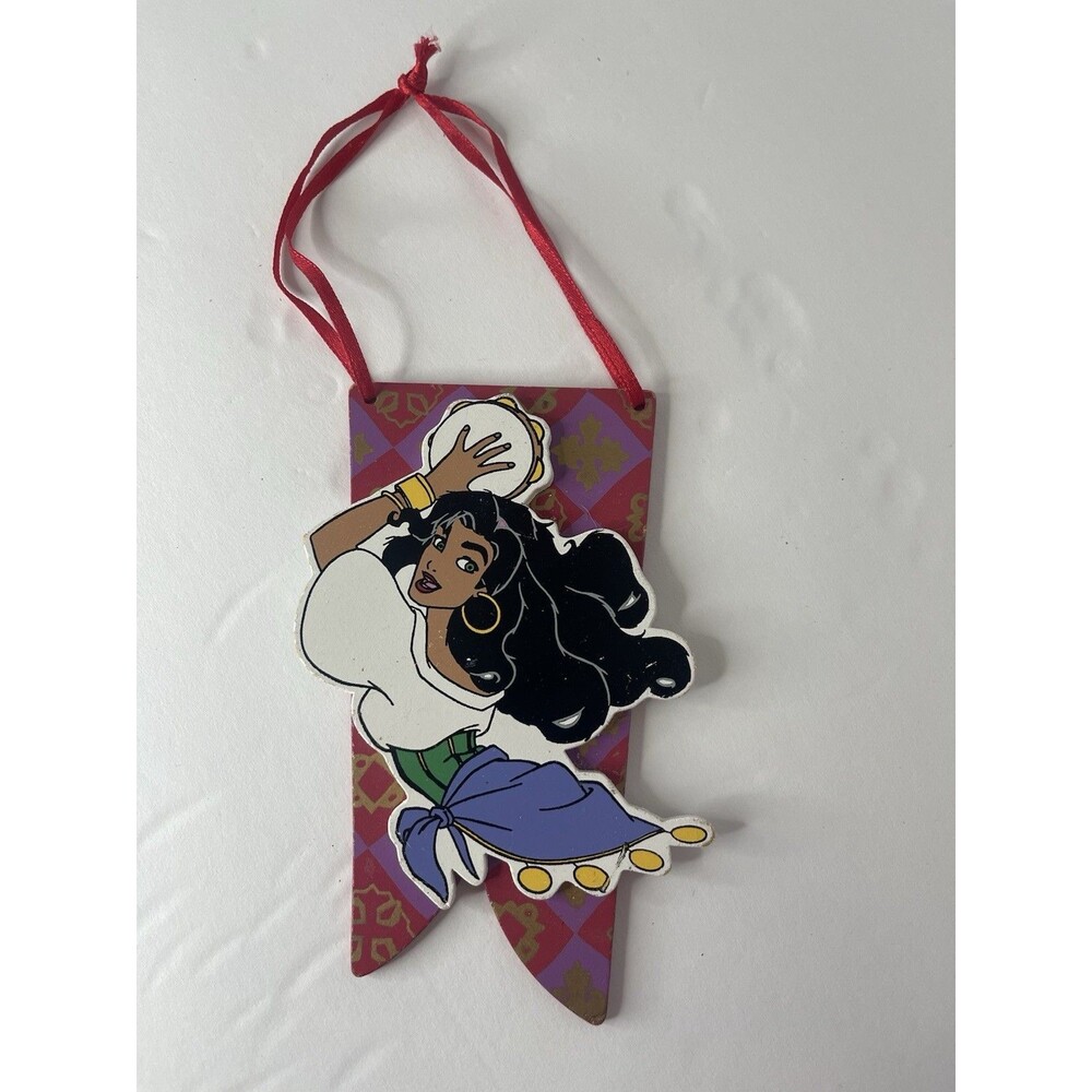 Vintage 90s Esmerelda Press Board 5" Christmas Ornament
